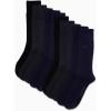 imageCalvin Klein Mens Dress Socks  10 Pairs Soft Cotton Blend Crew Socks for Men  Classic Comfort Stay Up Cuff Mixed PatternNavy Multi