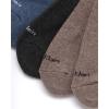 imageCalvin Klein Mens Dress Socks  4 Pack Breathable Cotton Blend Cushioned Crew Socks for Work Business and Formal WearBrown Multi