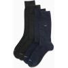 imageCalvin Klein Mens Dress Socks  4 Pack Breathable Cotton Blend Cushioned Crew Socks for Work Business and Formal WearDenim Assorted