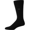 imageCalvin Klein Mens Dress Socks  8 Pack Breathable Cotton Blend Work Crew Socks for Men for Casual Business amp Formal WearBlack Logo
