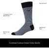imageCalvin Klein Mens Dress Socks  8 Pack Breathable Cotton Blend Work Crew Socks for Men for Casual Business amp Formal WearBlack Texture