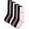 imageCalvin Klein Mens Dress Socks  8 Pack Breathable Cotton Blend Work Crew Socks for Men for Casual Business amp Formal WearBlackGreyPink