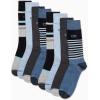 imageCalvin Klein Mens Dress Socks  8 Pack Breathable Cotton Blend Work Crew Socks for Men for Casual Business amp Formal WearDenim Assorted