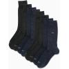 imageCalvin Klein Mens Dress Socks  8 Pack Cotton Blend Cushioned Work Crew Socks for Men for Casual Business amp Formal WearDenim Assorted