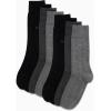 imageCalvin Klein Mens Dress Socks  8 Pack Soft Cotton Blend Work Crew Socks for Men for Casual Business amp Formal WearHeather Grey