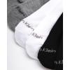 imageCalvin Klein Mens No Show Socks  12 Pack Lightweight Breathable Cushioned Athletic Low Cut Socks for MenBlackWhite Multi