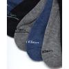 imageCalvin Klein Mens No Show Socks  6 Pack Performance Cushioned Low Cut Tab Athletic Socks for Sneakers amp Loafers Size 712Blue Multi