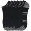 imageCalvin Klein Mens No Show Socks  6 Pack Soft Cotton Blend Cushioned Athletic Low Cut Socks for Men for Sports and RunningBlack Assorted