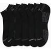 imageCalvin Klein Mens No Show Socks  6 Pack Soft Cotton Blend Cushioned Athletic Low Cut Socks for Men for Sports and RunningBlack Mix
