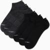 imageCalvin Klein Mens No Show Socks  6 Pack Soft Cotton Blend Cushioned Athletic Low Cut Socks for Men for Sports and RunningBlackCharcoal