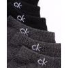 imageCalvin Klein Mens No Show Socks  6 Pack Soft Cotton Blend Cushioned Athletic Low Cut Socks for Men for Sports and RunningBlackGrey Solid