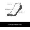imageCalvin Klein Mens No Show Socks  6 Pack Soft Cotton Blend Cushioned Athletic Low Cut Socks for Men for Sports and RunningBlackWhiteGrey Tab