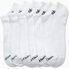 imageCalvin Klein Mens No Show Socks  6 Pack Soft Cotton Blend Cushioned Athletic Low Cut Socks for Men for Sports and RunningClassic White