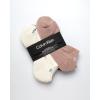 imageCalvin Klein Mens No Show Socks  6 Pack Soft Cotton Blend Cushioned Athletic Low Cut Socks for Men for Sports and RunningIvory Assorted