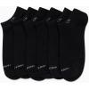 imageCalvin Klein Mens No Show Socks  6 Pack Soft Cotton Blend Cushioned Athletic Low Cut Socks for Men for Sports and RunningPure Black