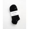 imageCalvin Klein Mens No Show Socks  6 Pack Soft Cotton Blend Cushioned Athletic Low Cut Socks for Men for Sports and RunningPure Black