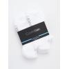 imageCalvin Klein Mens No Show Socks  6 Pack Soft Cotton Blend Cushioned Athletic Low Cut Socks for Men for Sports and RunningTrue White