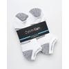 imageCalvin Klein Mens No Show Socks  6 Pack Soft Cotton Blend Cushioned Athletic Low Cut Socks for Men for Sports and RunningWhite Assorted
