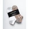 imageCalvin Klein Mens No Show Socks  6 Pack Soft Cotton Blend Cushioned Athletic Low Cut Socks for Men for Sports and RunningWhite Assorted Ck