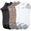 imageCalvin Klein Mens No Show Socks  6 Pack Soft Cotton Blend Cushioned Athletic Low Cut Socks for Men for Sports and RunningWhite Assorted Ck