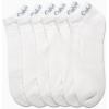 imageCalvin Klein Mens No Show Socks  6 Pack Soft Cotton Blend Cushioned Athletic Low Cut Socks for Men for Sports and RunningWhite Ck