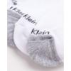 imageCalvin Klein Mens No Show Socks  6 Pack Soft Cotton Blend Cushioned Athletic Low Cut Socks for Men for Sports and RunningWhiteGrey