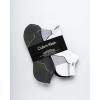 imageCalvin Klein Mens No Show Socks  6 Pack Soft Cotton Blend Cushioned Athletic Low Cut Socks for Men for Sports and RunningWhiteGrey Assorted