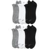 imageCalvin Klein Mens No Show Socks 12PackBlackWhiteGrey Tab