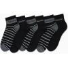 imageCalvin Klein Mens Quarter Socks  12 Pack Breathable Soft Cushioned Quarter Cut Athletic Ankle Socks for MenBlack Pattern