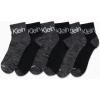 imageCalvin Klein Mens Quarter Socks  12 Pack Breathable Soft Cushioned Quarter Cut Athletic Ankle Socks for MenBlackGrey Multi