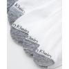 imageCalvin Klein Mens Quarter Socks  12 Pack Breathable Soft Cushioned Quarter Cut Athletic Ankle Socks for MenWhiteGrey