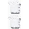 imageCalvin Klein Mens Quarter Socks  12 Pack Breathable Soft Cushioned Quarter Cut Athletic Ankle Socks for MenWhiteGrey