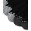 imageCalvin Klein Mens Quarter Socks  12 Pack Soft Cushioned Athletic Performance Quarter Cut Ankle Socks for MenBlack Grey Logo