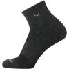 imageCalvin Klein Mens Quarter Socks  12 Pack Soft Cushioned Athletic Performance Quarter Cut Ankle Socks for MenBlack Grey Logo