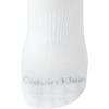 imageCalvin Klein Mens Quarter Socks  12 Pack Soft Cushioned Athletic Performance Quarter Cut Ankle Socks for MenWhite Logo