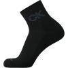 imageCalvin Klein Mens Quarter Socks  12 Pack Soft Cushioned Breathable High Quarter Athletic Socks for Men with Arch SupportBlack Grey Logo