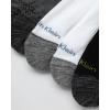 imageCalvin Klein Mens Quarter Socks  12 Pack Soft Cushioned Breathable High Quarter Athletic Socks for Men with Arch SupportBlack Grey White