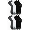 imageCalvin Klein Mens Quarter Socks  12 Pack Soft Cushioned Breathable High Quarter Athletic Socks for Men with Arch SupportBlack Grey White