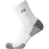 imageCalvin Klein Mens Quarter Socks  12 Pack Soft Cushioned Breathable High Quarter Athletic Socks for Men with Arch SupportWhite Ck Logo