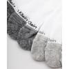 imageCalvin Klein Mens Quarter Socks  12 Pack Soft Cushioned Breathable High Quarter Athletic Socks for Men with Arch SupportWhite Ck Logo