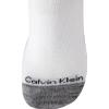 imageCalvin Klein Mens Quarter Socks  12 Pack Soft Cushioned Breathable High Quarter Athletic Socks for Men with Arch SupportWhite Ck Logo