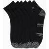 imageCalvin Klein Mens Quarter Socks  6 Pack Breathable Cushion Athletic Quarter Length Ankle Socks for Men for Running amp WorkoutBlack Ck