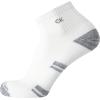 imageCalvin Klein Mens Quarter Socks  6 Pack Breathable Cushion Athletic Quarter Length Ankle Socks for Men for Running amp WorkoutBlackWhiteGrey