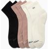 imageCalvin Klein Mens Quarter Socks  6 Pack Breathable Cushion Athletic Quarter Length Ankle Socks for Men for Running amp WorkoutIvory Assorted