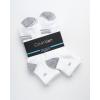 imageCalvin Klein Mens Quarter Socks  6 Pack Breathable Cushion Athletic Quarter Length Ankle Socks for Men for Running amp WorkoutWhiteGrey