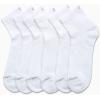 imageCalvin Klein Mens Quarter Socks  6 Pack Performance Cushioned High Quarter Cut Athletic Socks for Men With Arch SupportAll White