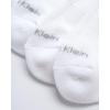 imageCalvin Klein Mens Quarter Socks  6 Pack Performance Cushioned High Quarter Cut Athletic Socks for Men With Arch SupportAll White