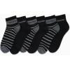 imageCalvin Klein Mens Quarter Socks  6 Pack Performance Cushioned High Quarter Cut Athletic Socks for Men With Arch SupportBlack Pattern
