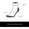 imageCalvin Klein Mens Quarter Socks  6 Pack Performance Cushioned High Quarter Cut Athletic Socks for Men With Arch SupportBlackGrey Assorted