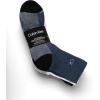 imageCalvin Klein Mens Quarter Socks  6 Pack Performance Cushioned High Quarter Cut Athletic Socks for Men With Arch SupportDenim Multi